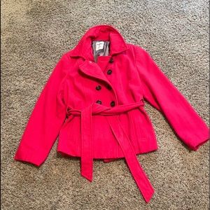 Red Peacoat